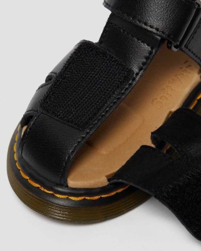 Sandalias Con Velcro Dr Martens Toddler Moby Ii Cuero Para Niños DR4442R